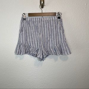 Listicle | Blue and White‎ Striped Shorts